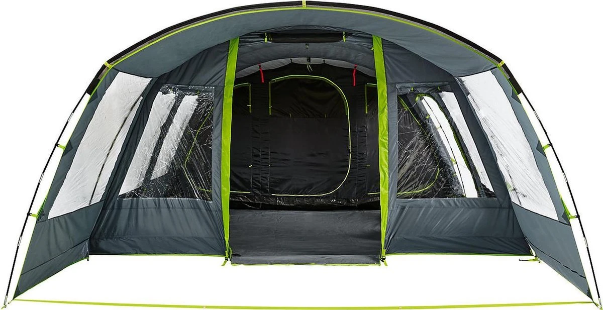 Coleman Vail 6L Tunneltent - Familie Tent - 6-Persoons - Grijs/Groen - Afbeelding 2