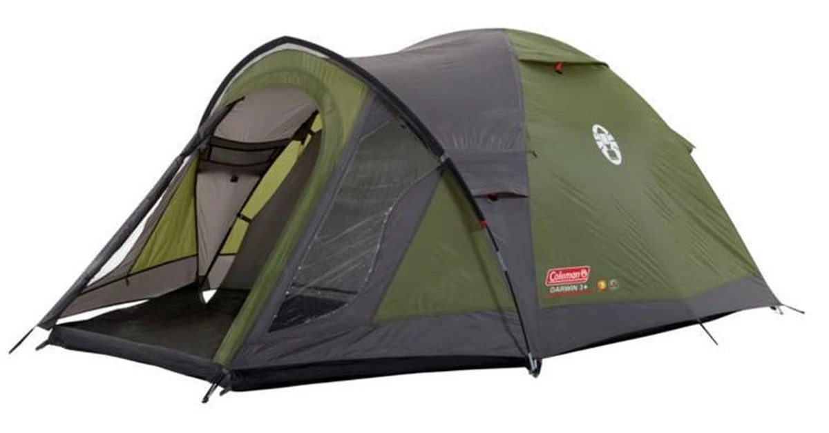 Coleman Darwin 4 Plus Koepeltent - 4-Persoons - Groen