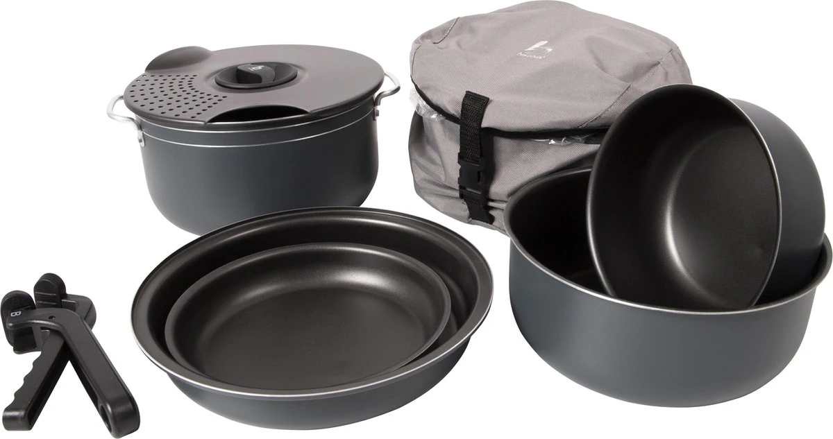 Bo-Camp Pannenset - Camping - 7-delig - Aluminium