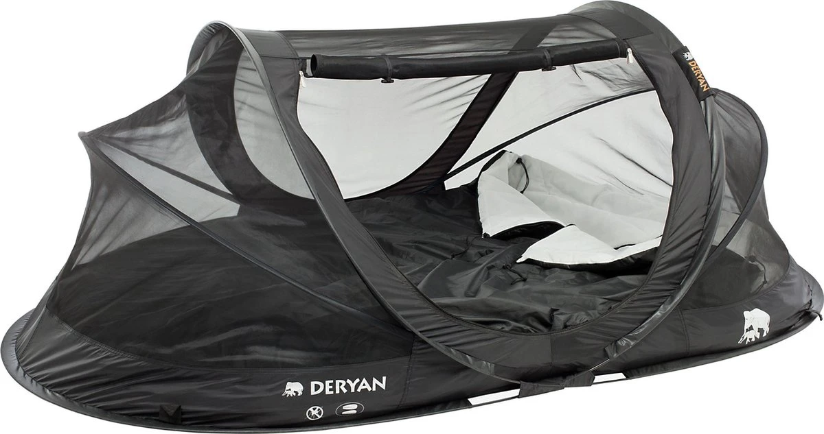 Deryan Luxe Pop-up Reisklamboe - Lichtgewicht 2 Persoons Klamboe – Geimpregneerd - Slaapcompartiment Voor Tent - Binnentent - Afbeelding 12