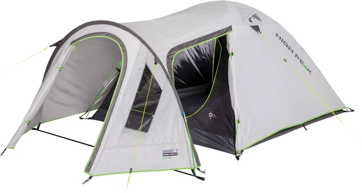 High Peak Kira 3.0 Koepeltent Nimbus - Nimbus Grijs - 3 Persoons - Afbeelding 8
