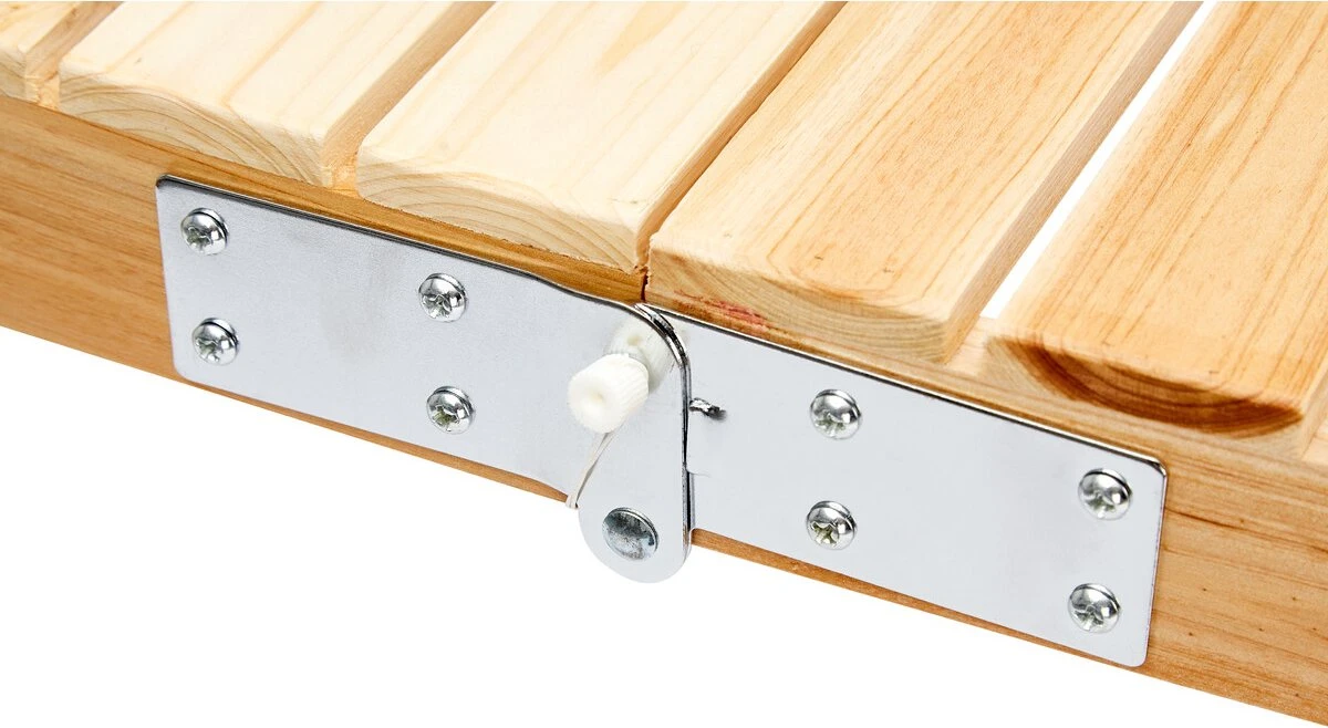 CAMPZ Fir Wood Picknicktafel, Bruin/grijs - Afbeelding 6