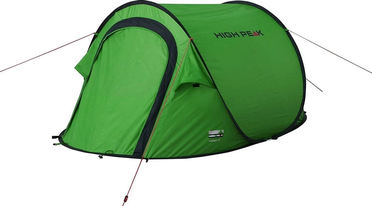 High Peak Vision 2 Pop Up Tent - Groen - 2 Persoons - Afbeelding 2