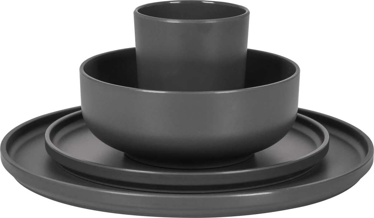 Bo-Camp Industrial - Servies - Patom - 100% Melamine - 16-Delig Servies - Afbeelding 3