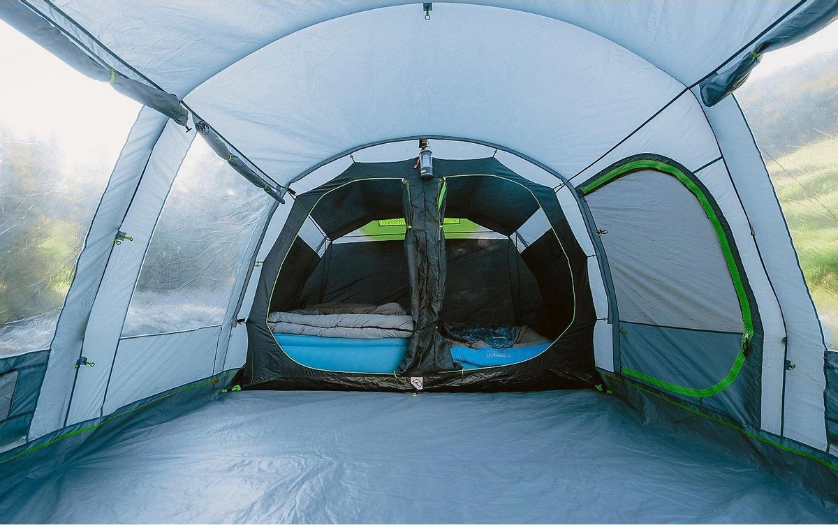 Coleman Vail 4L Tunneltent - Familie Tent - 4-Persoons - Grijs/Groen - Afbeelding 5