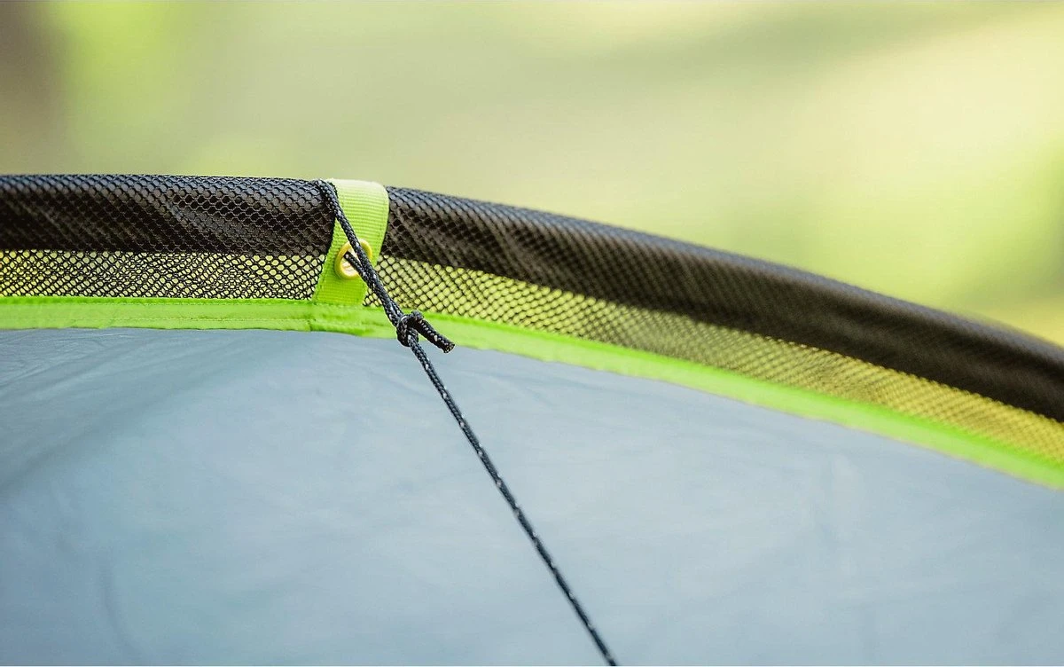 Coleman Vail 4 Tunneltent - Familie Tent - 4-Persoons - Grijs/Groen - Afbeelding 3