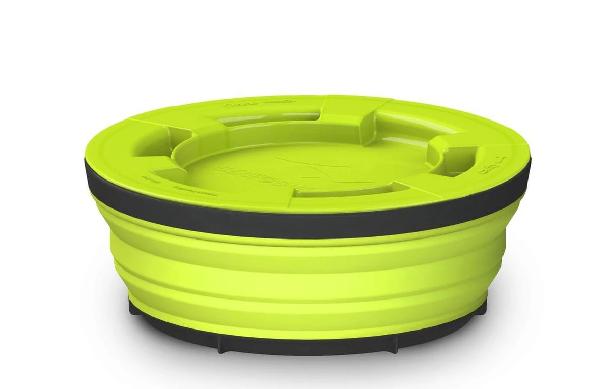 Sea To Summit X-Seal & Go Campingservies Inklapbaar - Schaal - Large - Lime - Afbeelding 3