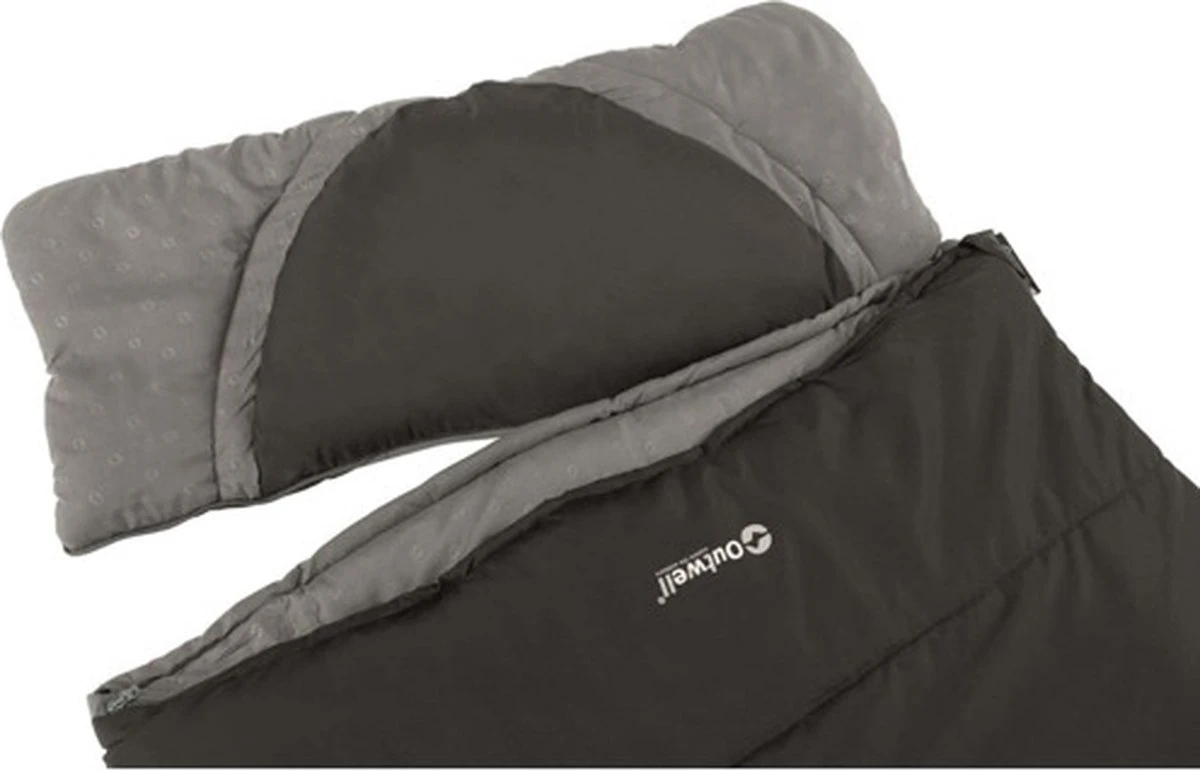 Outwell Slaapzak Contour Rits Links Zwart - Afbeelding 8
