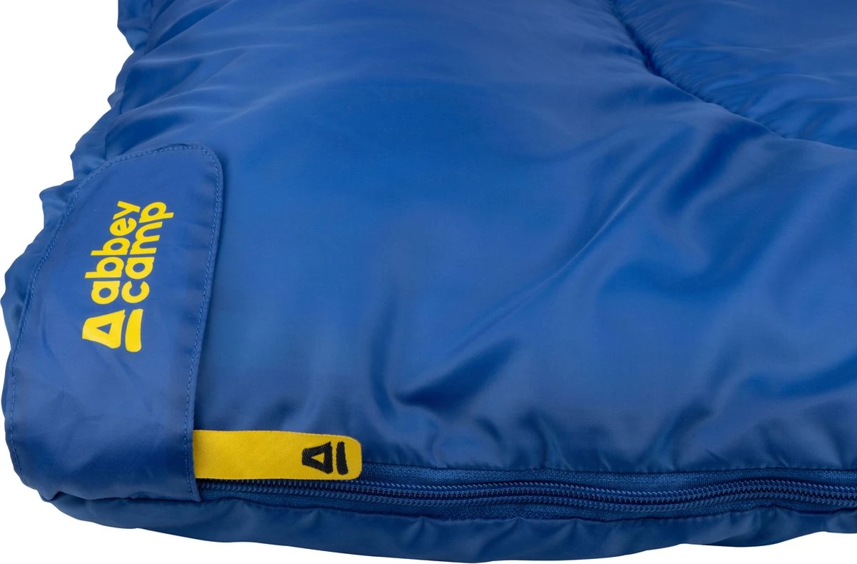 Abbey Camp Slaapzak Amsterdam-07 - Dekenmodel - 210 X 85 Cm - Kobalt - Afbeelding 3