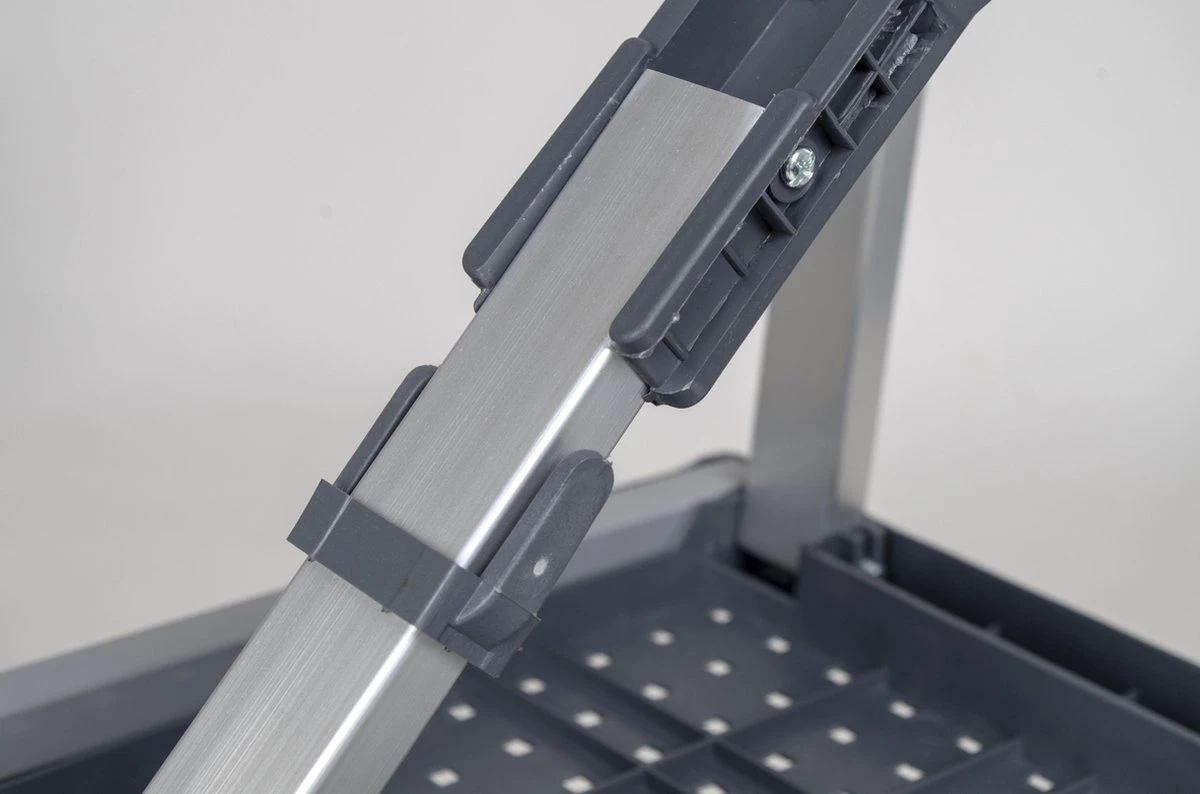 Bo-Camp Picknicktafel - Basic - Inklapbaar - Grijs - Afbeelding 3