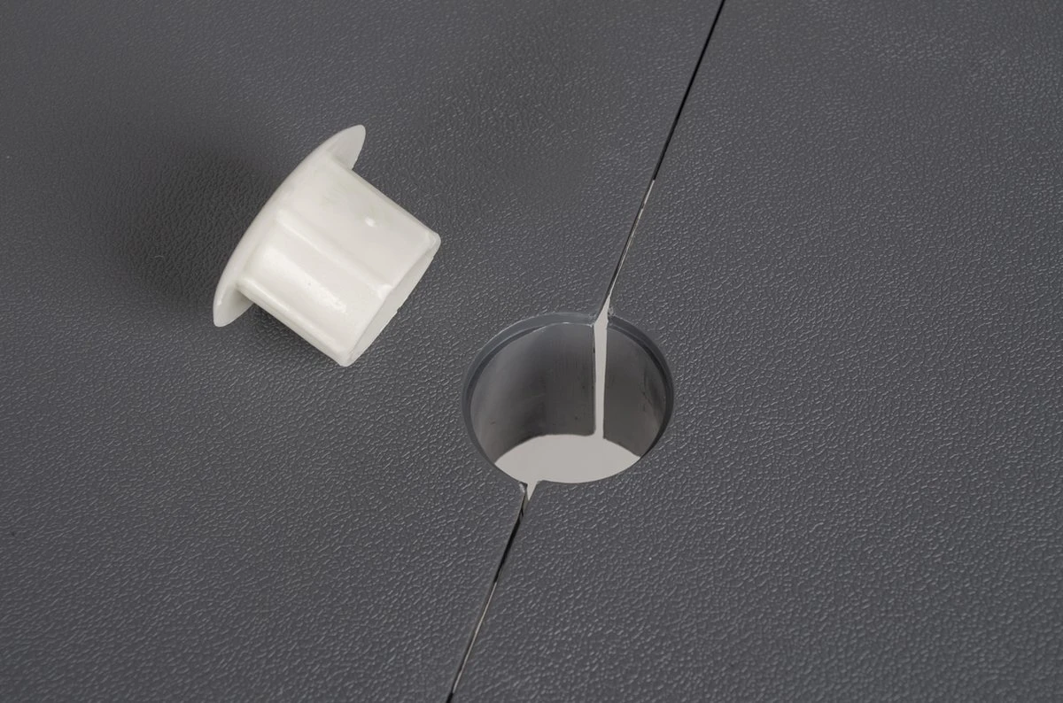 Bo-Camp Picknicktafel - Basic - Inklapbaar - Grijs - Afbeelding 9