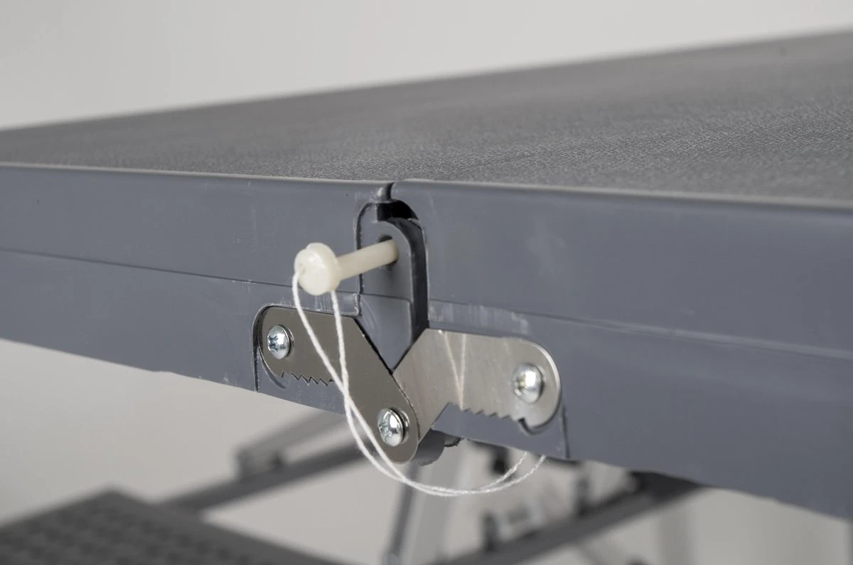 Bo-Camp Picknicktafel - Basic - Inklapbaar - Grijs - Afbeelding 10