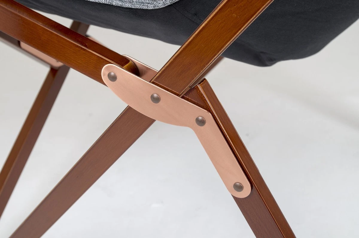 Bo-Camp - Urban Outdoor - Relaxstoel - Bloomsbury - L - Oxford Polyester - Grijs - Afbeelding 5