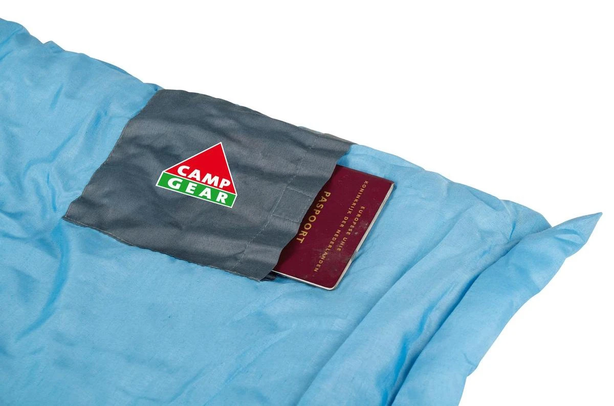 Camp-Gear Slaapzak - Travel Mini - 190x75 Cm - Grijs/blauw - Afbeelding 3