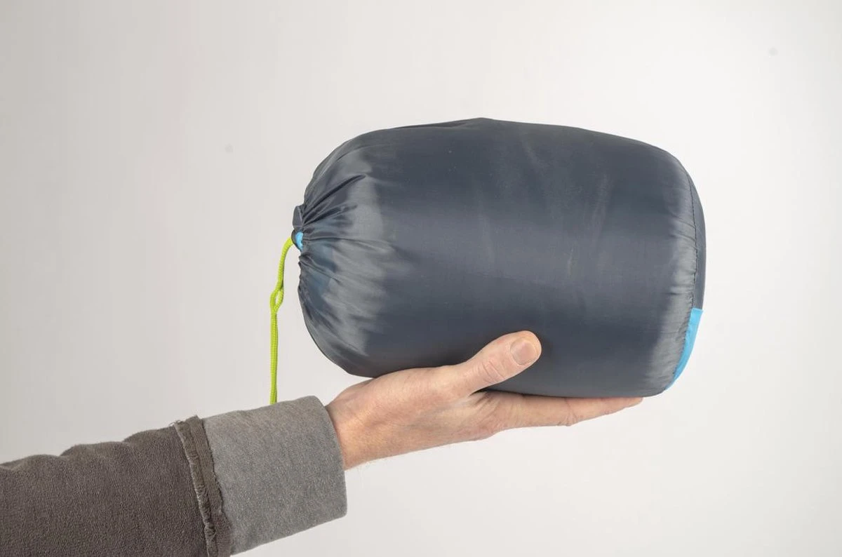 Camp-Gear Slaapzak - Travel Mini - 190x75 Cm - Grijs/blauw - Afbeelding 4