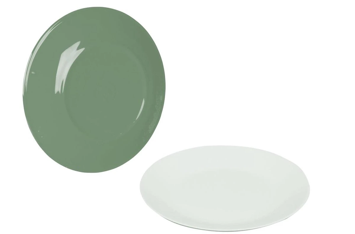 Bo-Camp Servies - Campingbord - 100% Melamine - 16-delig - Groen - Afbeelding 4