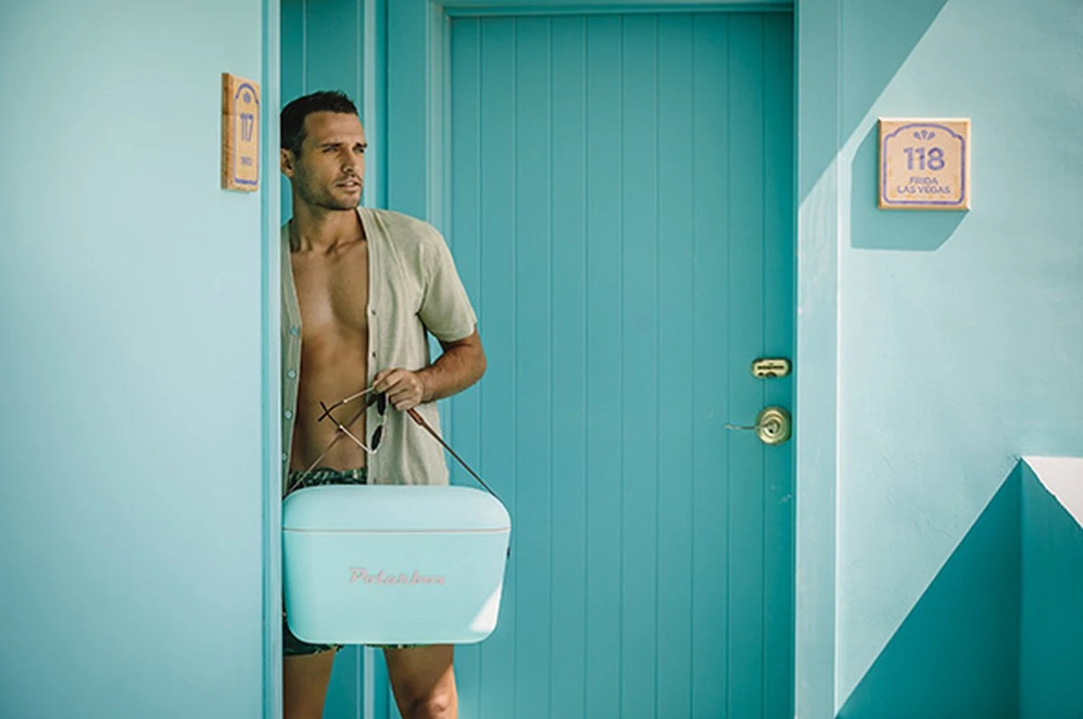 Merkloos Polarbox - Koelbox - Met Schouderband - Pastelgroen - 12 Liter - 40x26x(H)23cm - Afbeelding 4