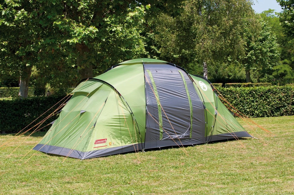 Coleman Bering 4 Vis-a-Vis Tent - Familietent - 4-Persoons - Groen - Afbeelding 3