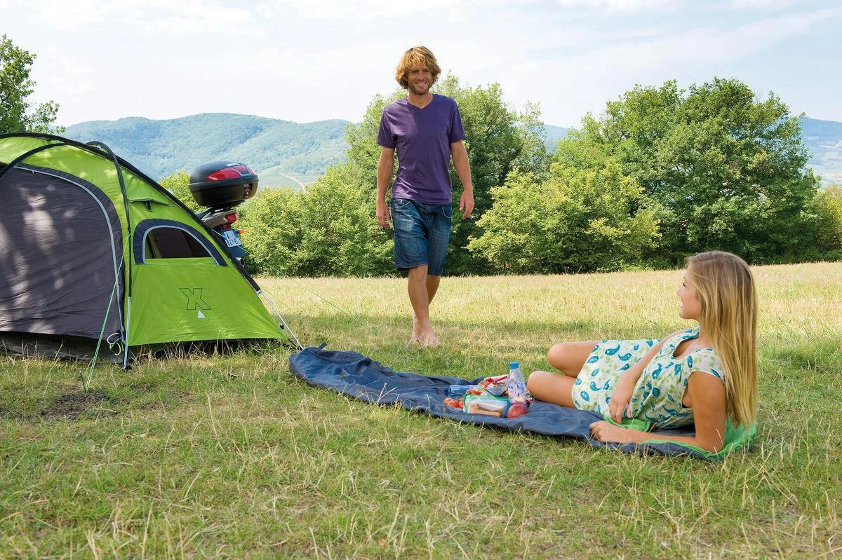 Coleman Biker Mummy Slaapzak - 220 X 80 X 55 Cm - Grijs/groen - Afbeelding 7