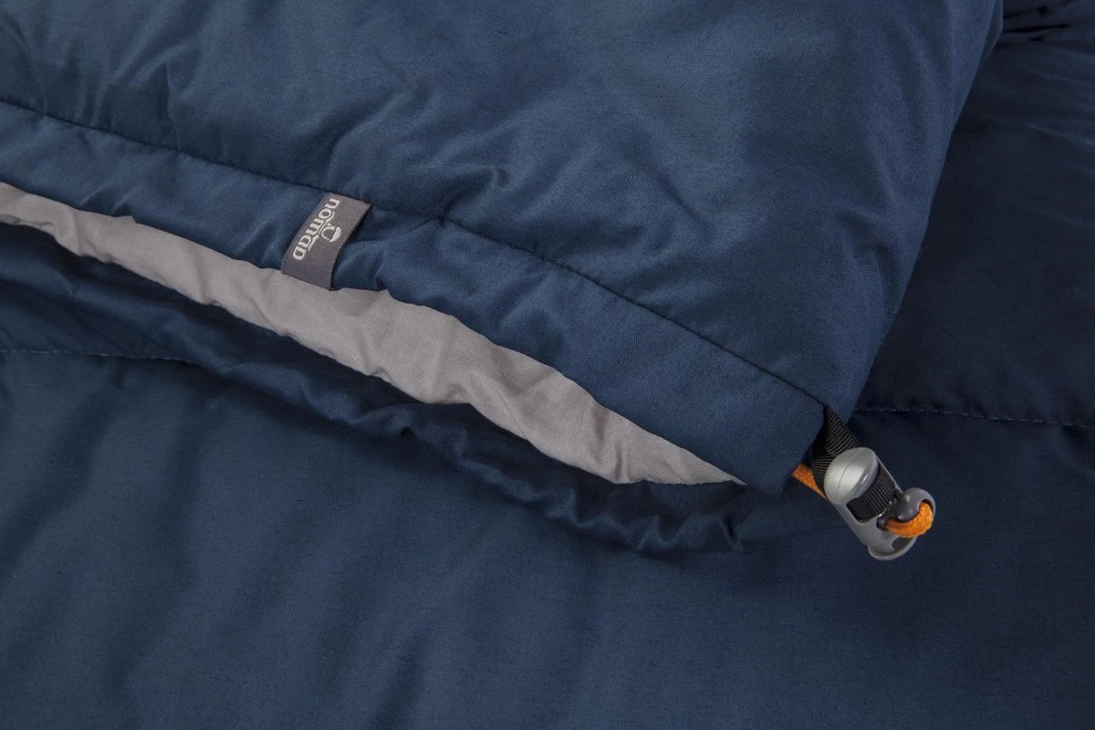 NOMAD® Brisbane XL Slaapzak | 220x90cm Blauw | Lichtgewicht & Kwalitatief | Dekenmodel Slaapzak | Incl Hoes - Afbeelding 6