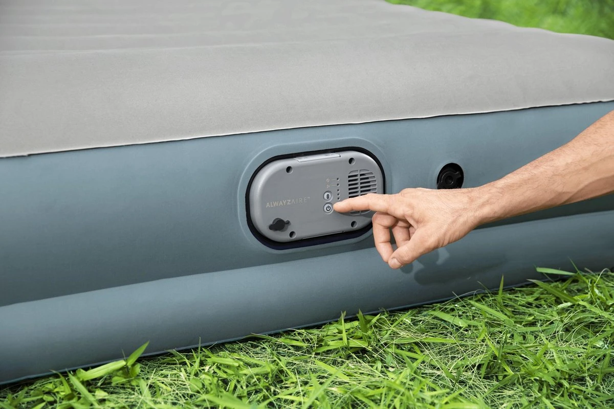 Bestway Luchtbed - 2 Personen - PVC/Polyester - Ingebouwde Oplaadbare Pomp - Fortech™ Materiaal - I-Beam Constructie - Ingebouwd Kussen - Afbeelding 8