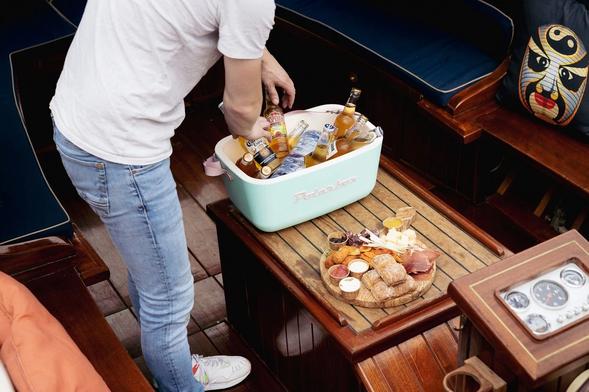 Merkloos Polarbox Koelbox Met Schouderband - Pastelgroen - 20 Liter - 45x30x(H)27cm - Afbeelding 7