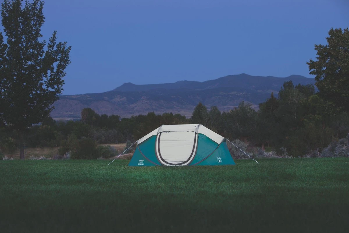 Coleman Galiano 4 Pop-up Tent - 4-Persoons - Blauw/Wit - Afbeelding 6