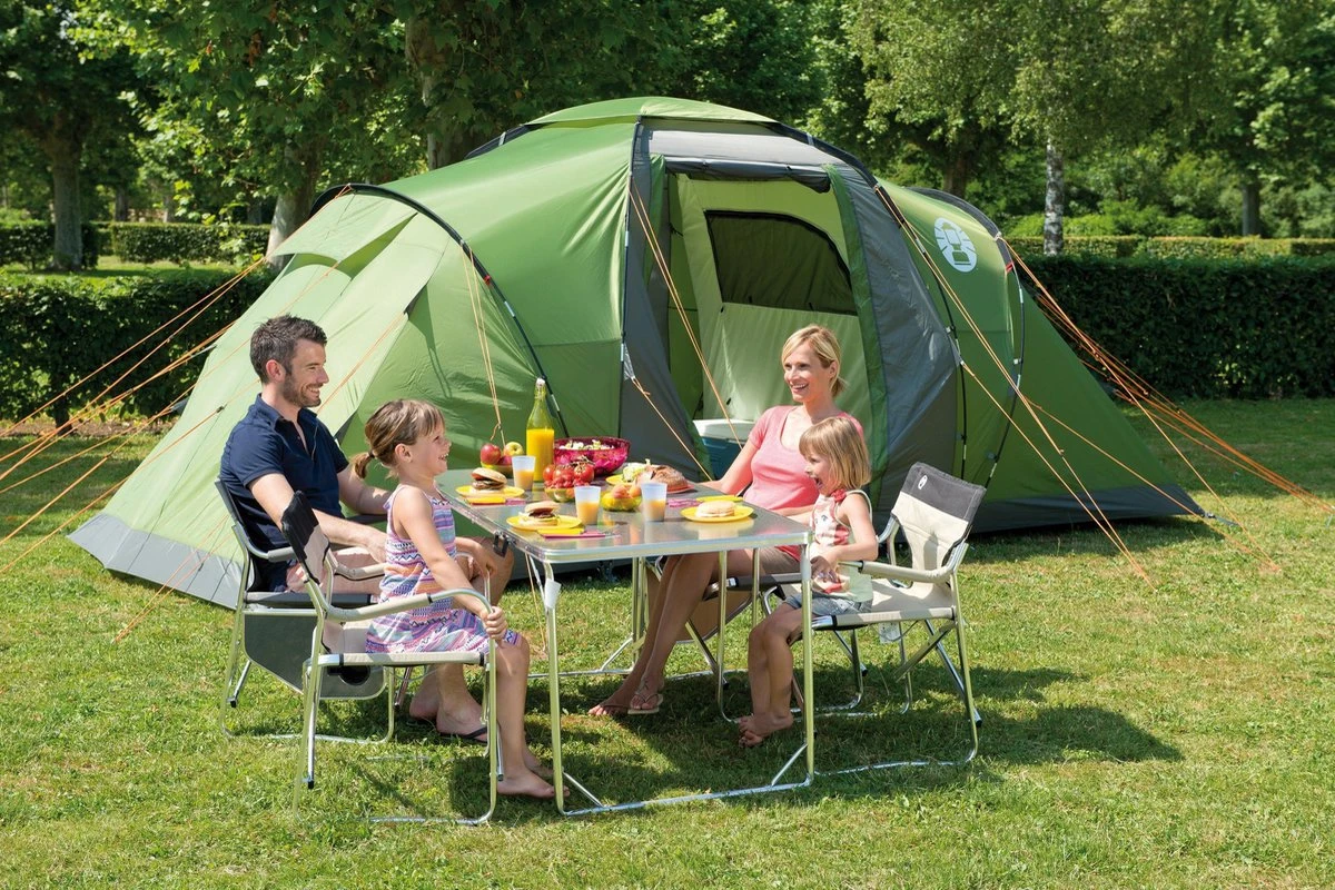 Coleman Bering 4 Vis-a-Vis Tent - Familietent - 4-Persoons - Groen - Afbeelding 8