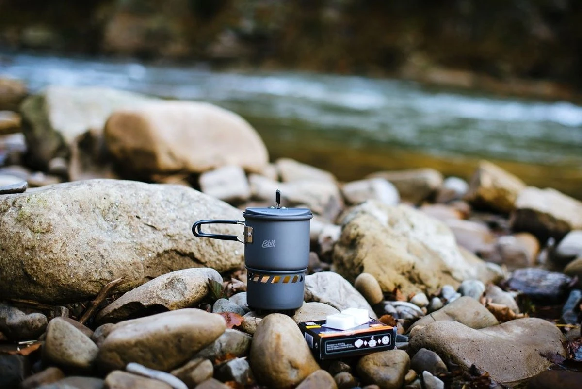 Esbit Outdoor Kooktoestel 585ml - Opbergtas - Aluminium - Solid Fuel - Afbeelding 8