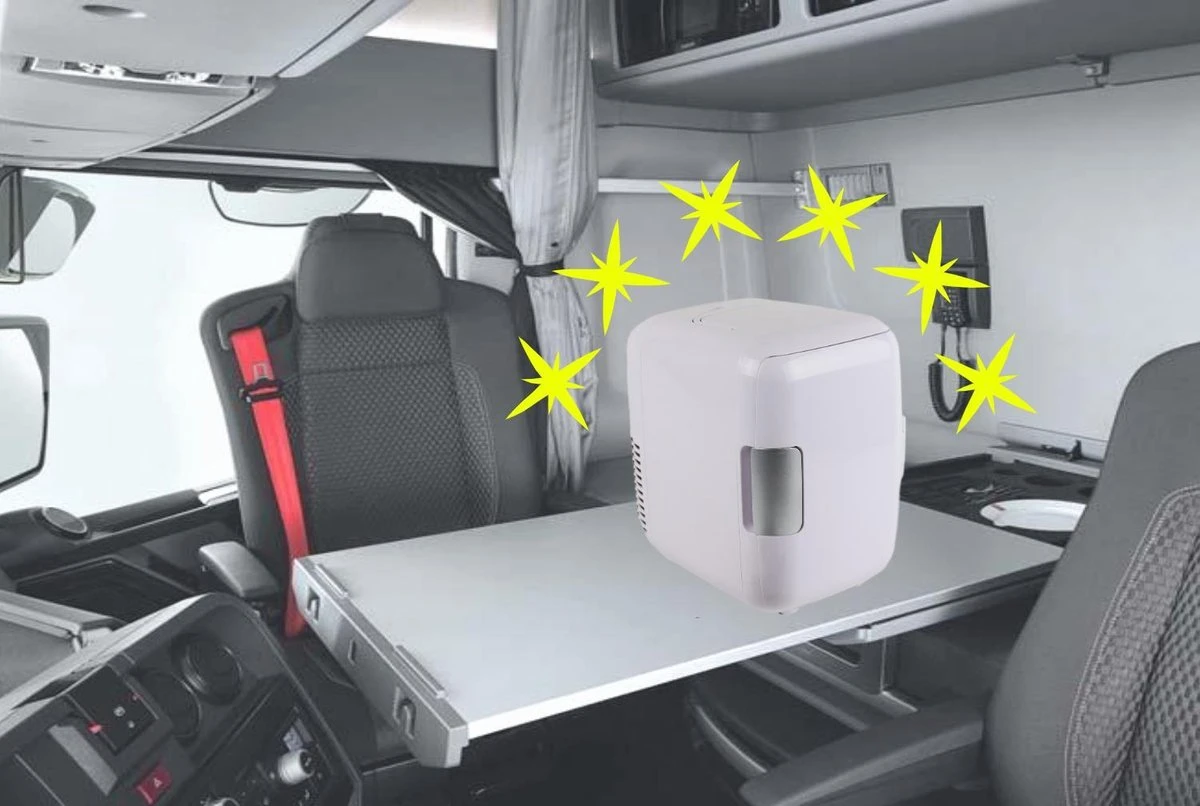 Mobiele Mini Koelkast - Frigobox 220/12 Volt AC/DC Auto/Caravan/Camping - Minibar - Mini Koelkast 4 Liter - Afbeelding 2