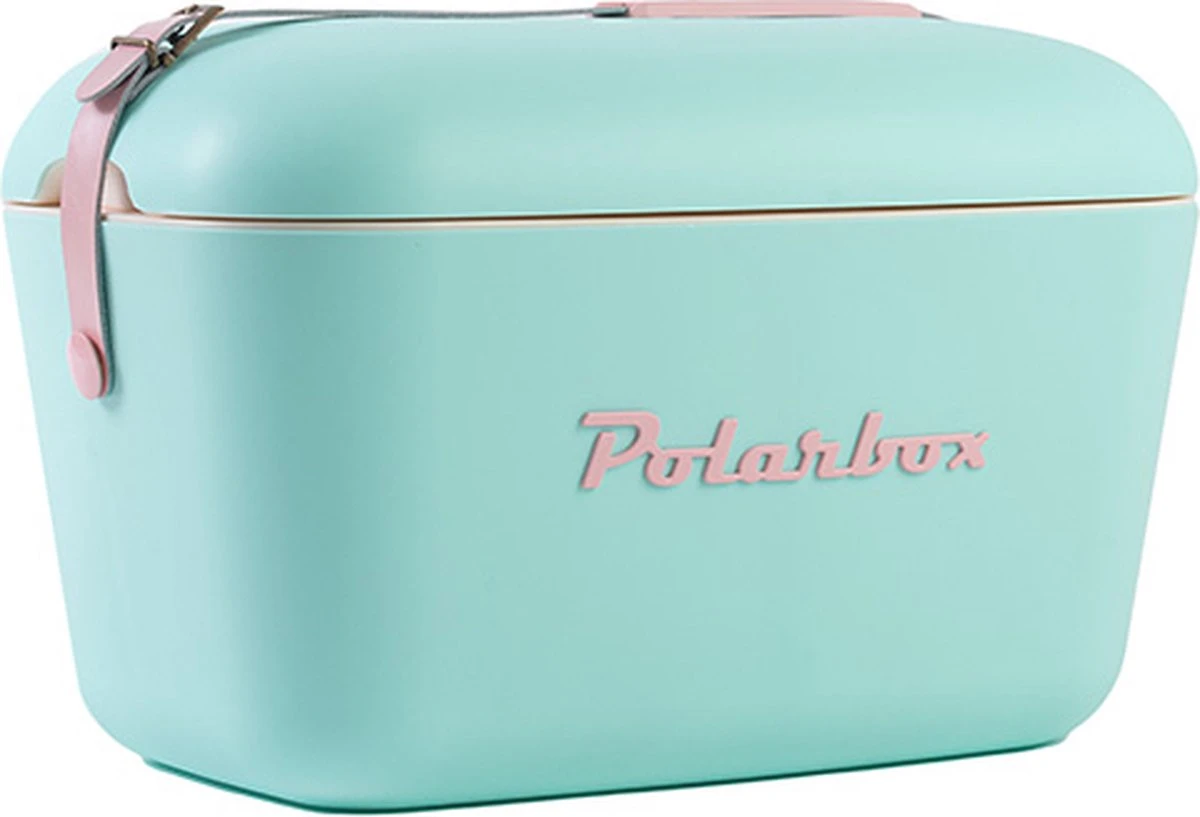 Merkloos Polarbox Koelbox Met Schouderband - Pastelgroen - 20 Liter - 45x30x(H)27cm - Afbeelding 8