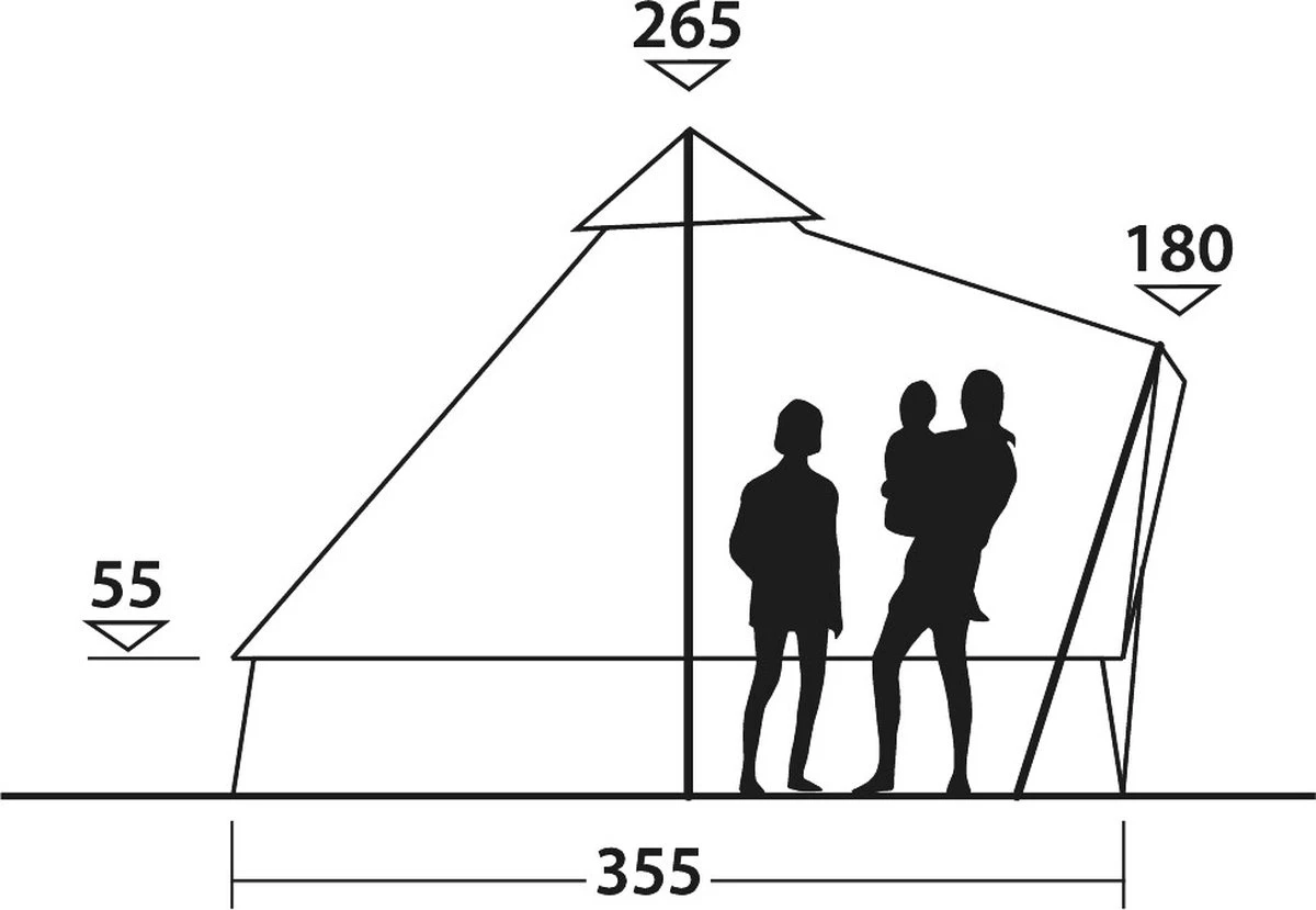 Easy Camp Moonlight Bell-Tipi Tent - Afbeelding 5