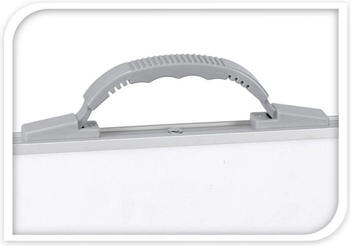 GENERIC Campingtafel Wit - 80 X 60 X 69 Cm - Tuintafel - Inklapbaar - Afbeelding 4