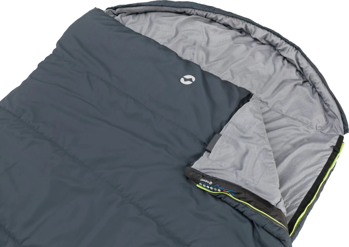 Outwell Slaapzak Dubbel Campion Lux Bruin - Afbeelding 2