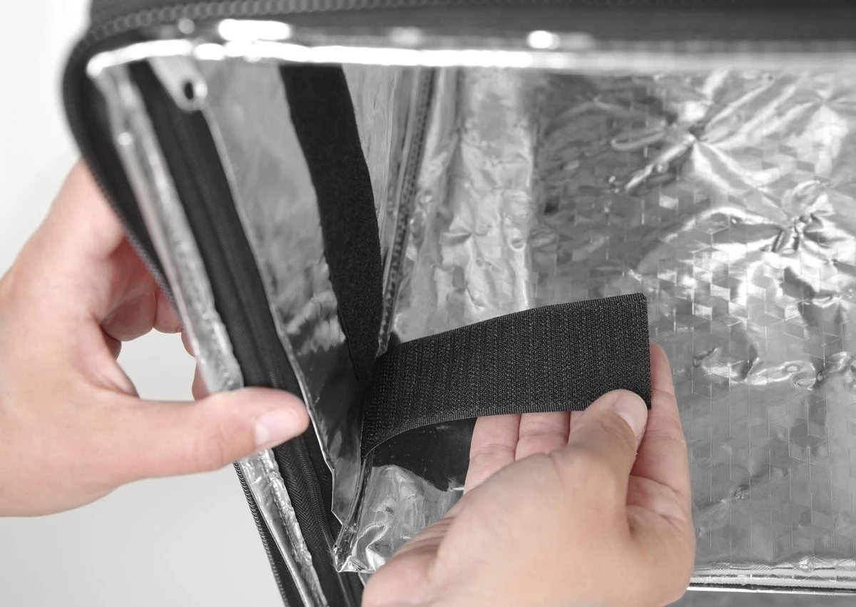 Hendi Pizza & Voedsel Bezorgrugtas Geïsoleerd - 41x41x(H)49cm - Afbeelding 5