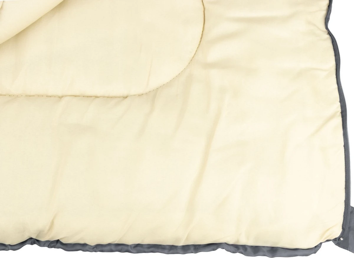 Abbey Camp Slaapzak Amsterdam-07 - Dekenmodel - 210 X 85 Cm - Grijs - Afbeelding 6