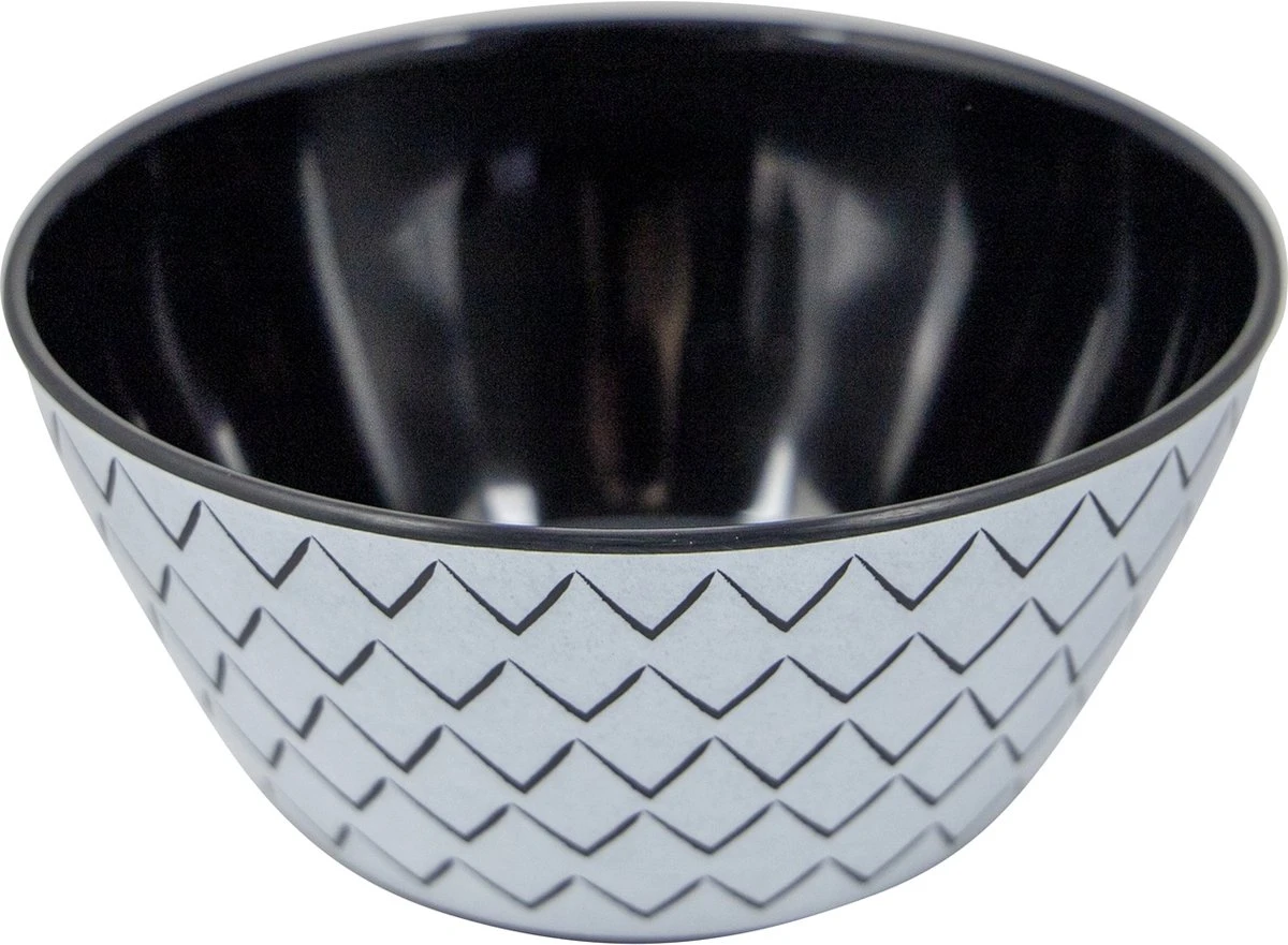 Bo-Camp Servies - Mix & Match - 16 Delig - Zwart/Wit - Afbeelding 7