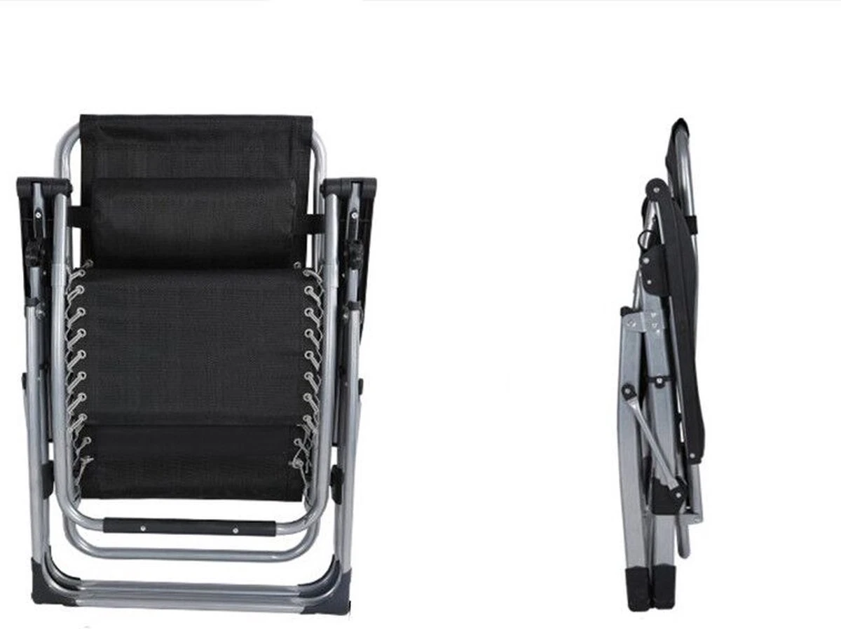 Campingstoel Relax - Ligstoel - Instelbaar En Inklapbare Standenstoel - Afbeelding 4