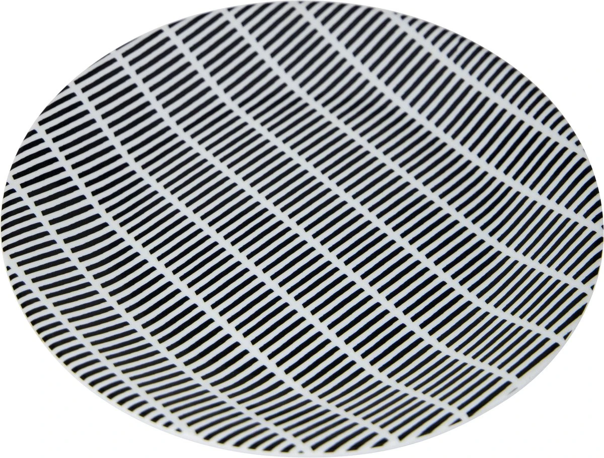 Bo-Camp Servies - Mix & Match - 16 Delig - Zwart/Wit - Afbeelding 9