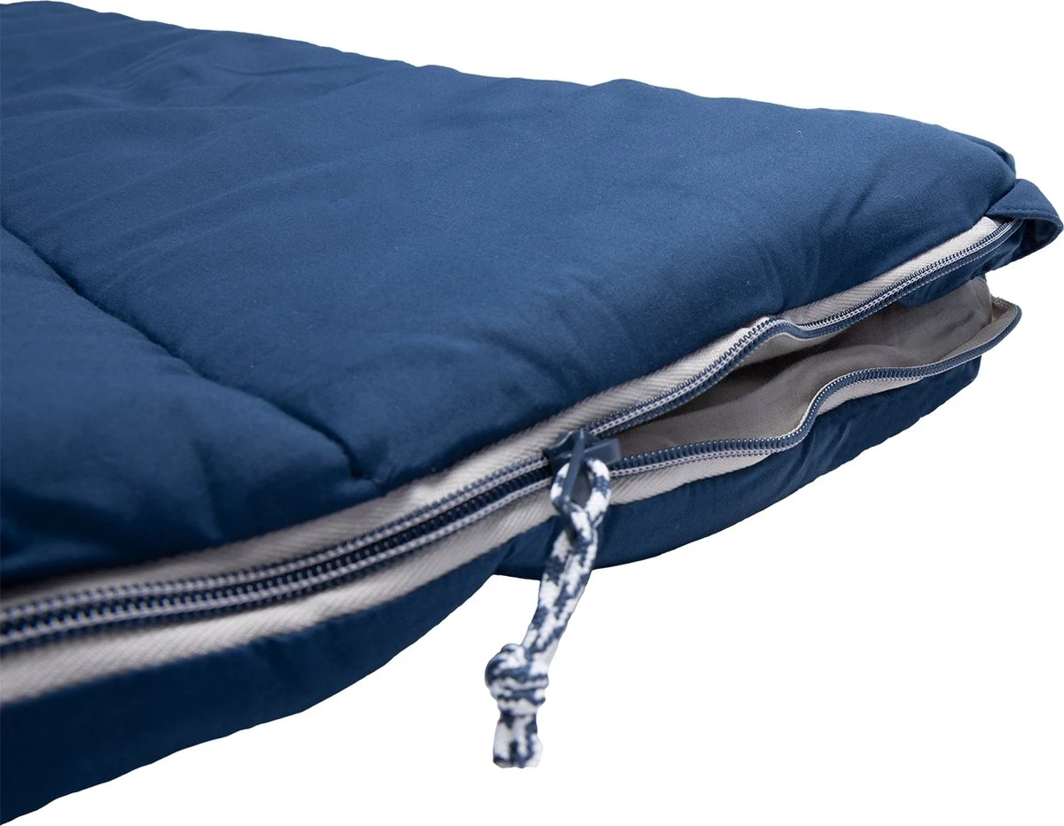 NOMAD® Brisbane Slaapzak | 205x80cm Blauw | Lichtgewicht & Kwalitatief | Dekenmodel Slaapzak | Incl Hoes - Afbeelding 3