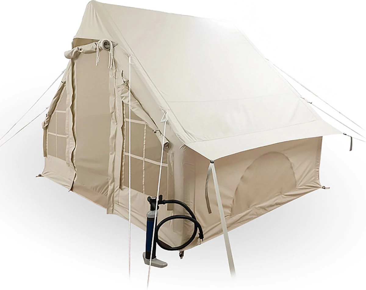 Opblaasbare Vier Persoons Tent Beige 300x200x210 Cm - Afbeelding 17