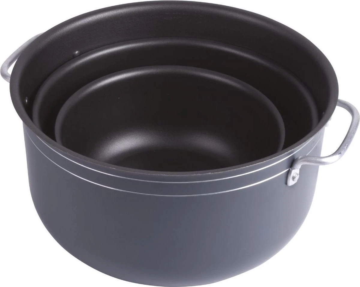 Bo-Camp Pannenset - Camping - 7-delig - Aluminium - Afbeelding 2