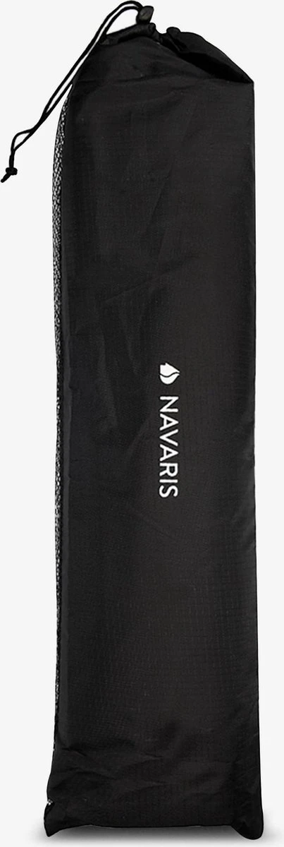 Navaris Campingtafel - Inklapbaar Campingtafeltje Van Aluminium - Opvouwbare Tafel Inclusief Draagtas - Picknicktafel - Zilver - Afbeelding 3