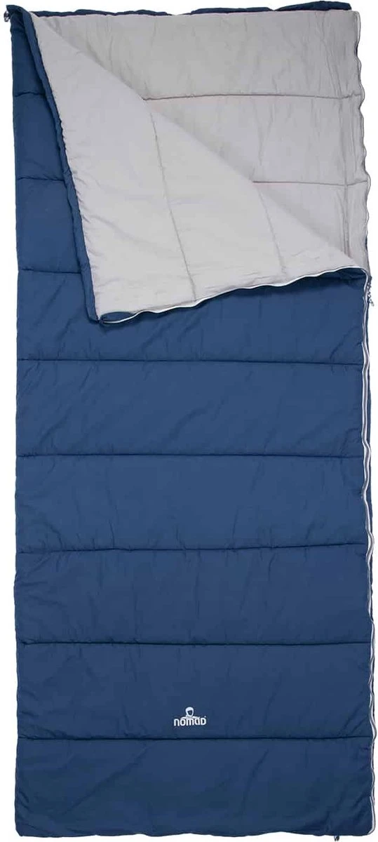 NOMAD® Brisbane XL Slaapzak | 220x90cm Blauw | Lichtgewicht & Kwalitatief | Dekenmodel Slaapzak | Incl Hoes - Afbeelding 4