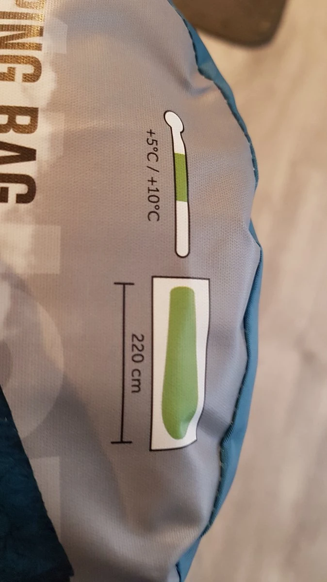 Max Ranger - XL Mummieslaapzak Blauw 220 X 80 Cm - Extra Grote Mummieslaapzak - XL Mummie Slaapzak Blauw - Afbeelding 4