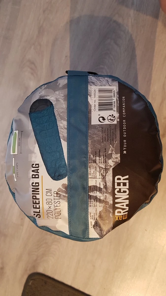 Max Ranger - XL Mummieslaapzak Blauw 220 X 80 Cm - Extra Grote Mummieslaapzak - XL Mummie Slaapzak Blauw - Afbeelding 6