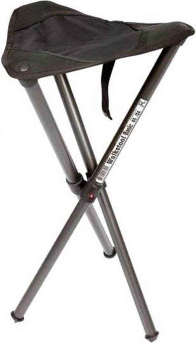 Walkstool - 3-Poots Krukje - Basic 60cm - Verstelbaar - Antraciet - Afbeelding 4