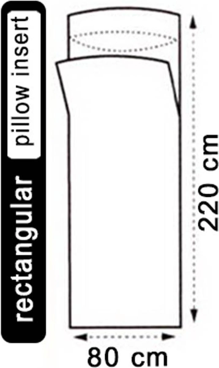 LOWLAND OUTDOOR® LAKENZAK - 100% KATOEN - RECHT MODEL - 220X80 CM - 350GR - Afbeelding 3
