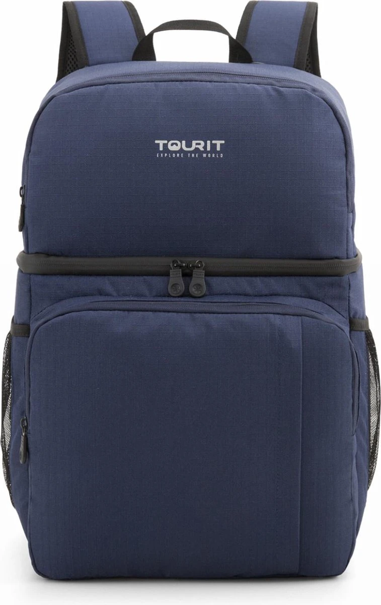 Koeltas Rugzak (28L) - 16 Blikjes - Lunchtas Voor Dames En Heren - Picknicktas - Blauw