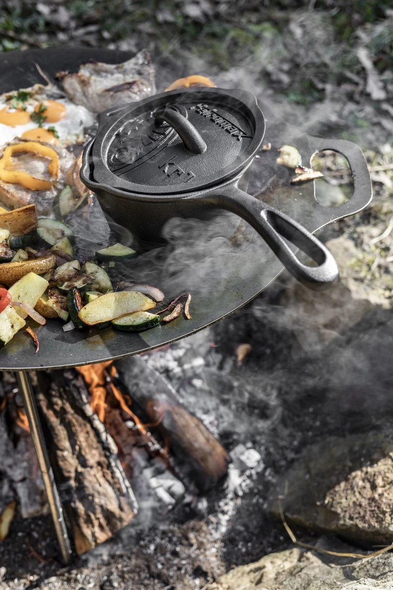 Petromax KR1 Gietijzeren Steelpan Met Deksel (1 Liter) - Afbeelding 9